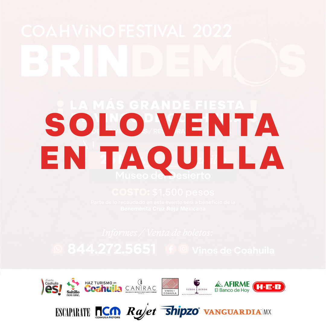 COAHVINO Festival 2022 Saltillo